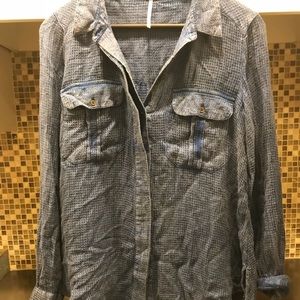 Free People button-up